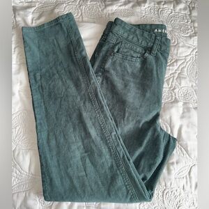 American Eagle Outfitters Women's Corduroy Mom Straight Pants